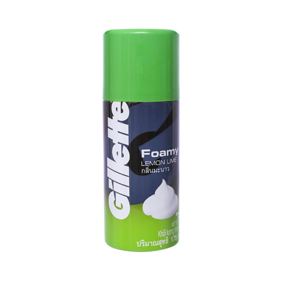 Gillette Foamy Lemon Lime 175g x12 bottle