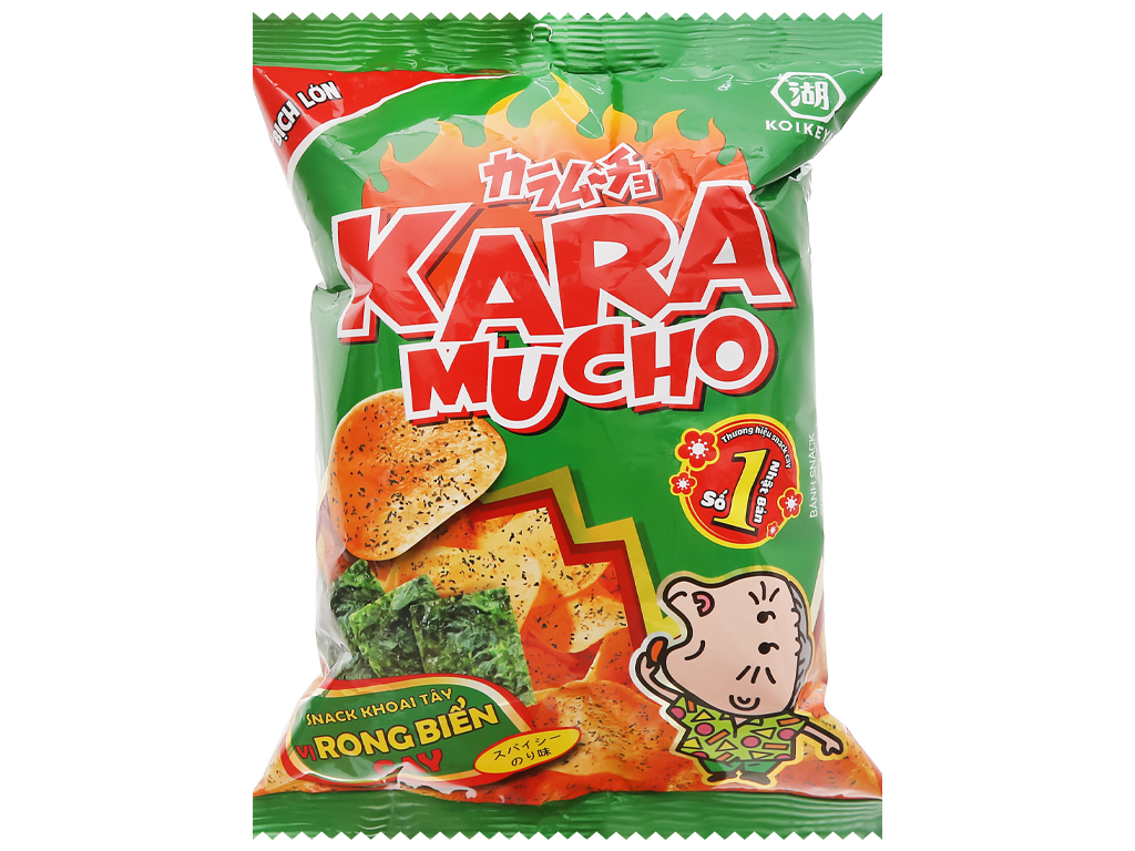 Potato snack  Karamucho Spicy Nori Seaweed flavor  - 44g
