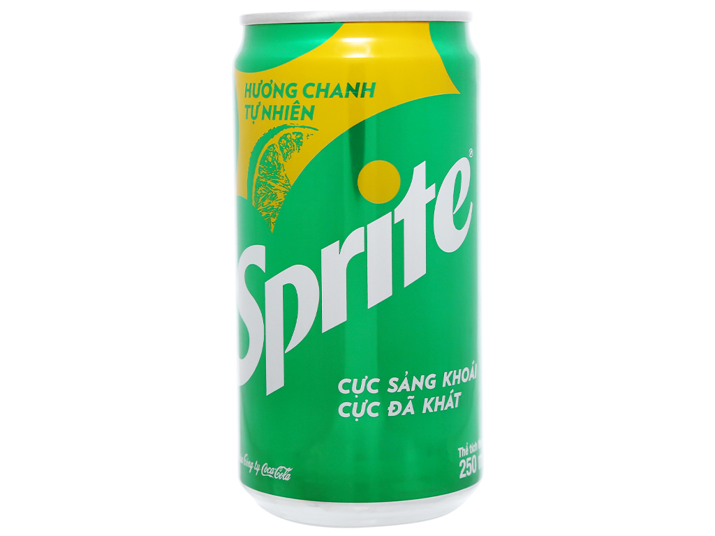 Sprite lemon flavored soft drink 250ml