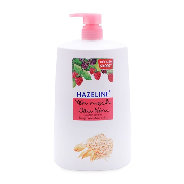 Hazeline Shower oatmeal and mulberry, bottle 1.2kg