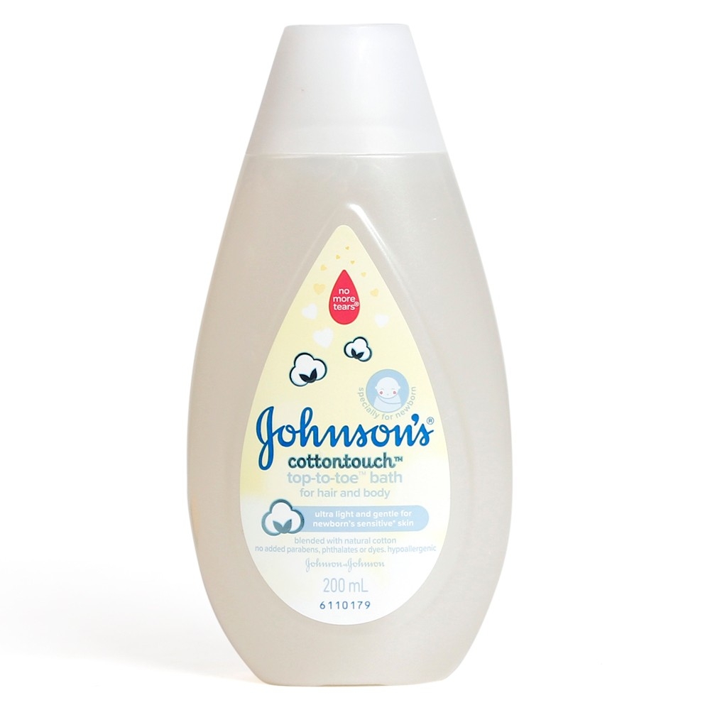 Jonhson's baby wash top to toe 200ml - For sensitive skin