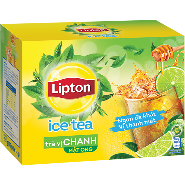 Lipton Ice tea Lemon Honey 14gx16 sachets, 30 boxes/ case