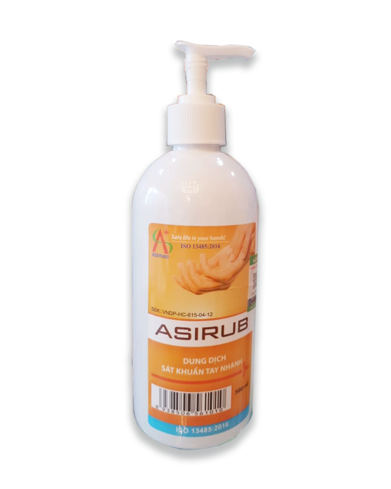 ASIRUB Hand Sanitizer Solution 250ml - HD Bottle